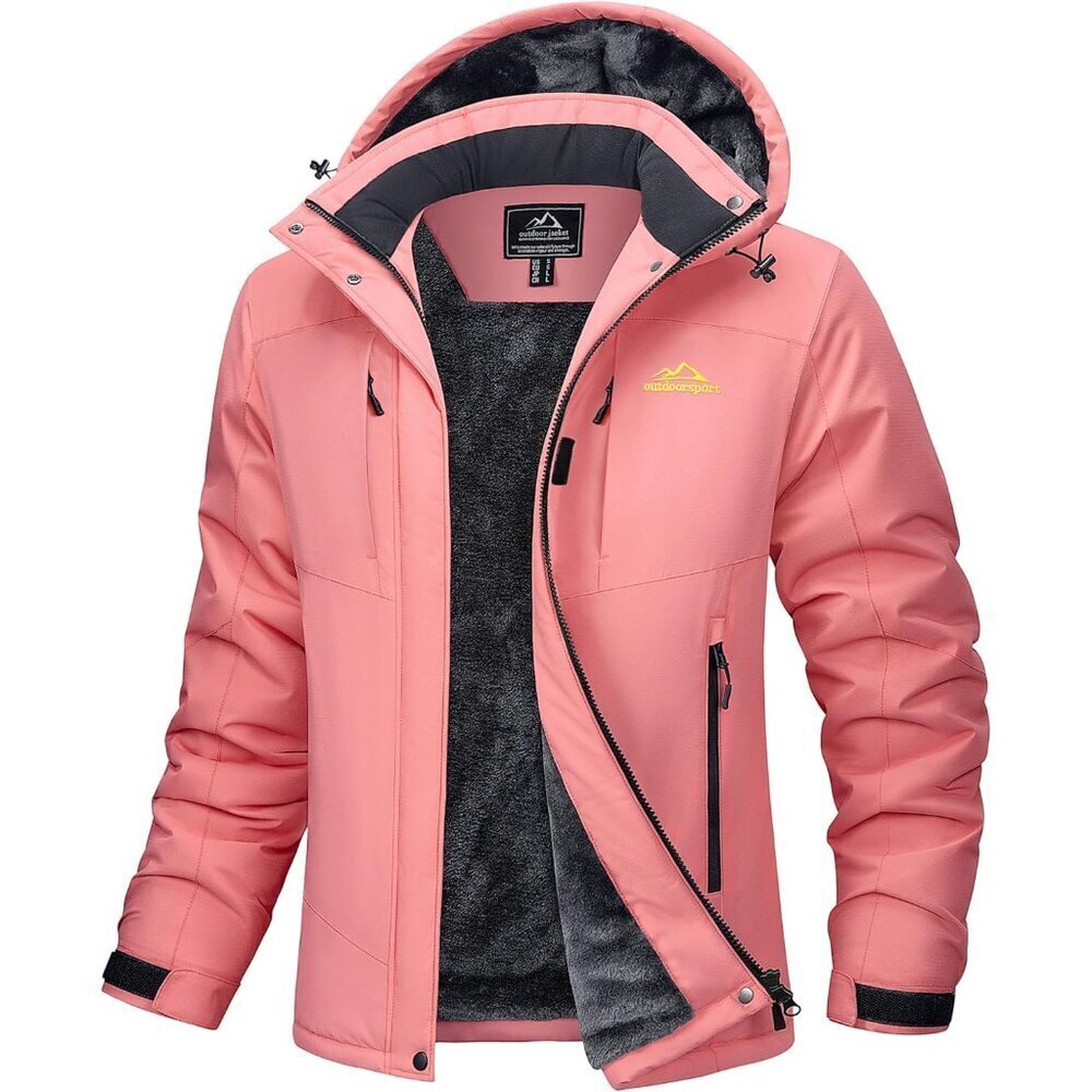 Women's Ski Jacket Snow Winter Coat Waterproof Insulated Warm Fleece Thermal Ski